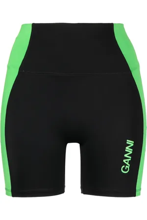 Ganni Active high-waist cycling shorts