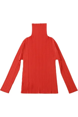 PLEATS PLEASE ISSEY MIYAKE Ribbed pleated top