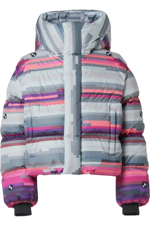 Fusalp X Crosby Studios Rayure-Pixel puffer jacket