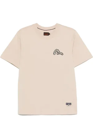 Evisu Seagull and Daruma Totem printed T-shirt