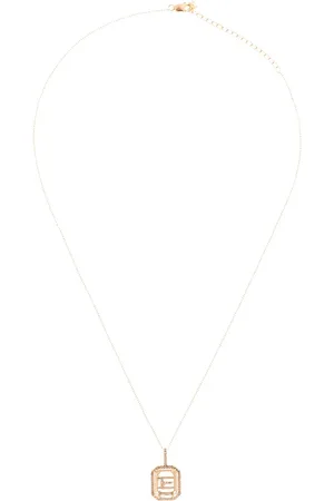 Mateo 14kt yellow E diamond necklace