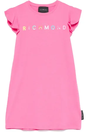 John Richmond Rubberised-logo dress