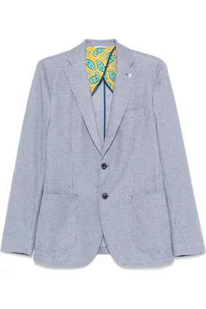 Manuel Ritz Houndstooth-pattern blazer