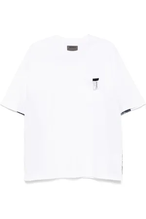 Musium Div. Printed outseam panelled T-shirt