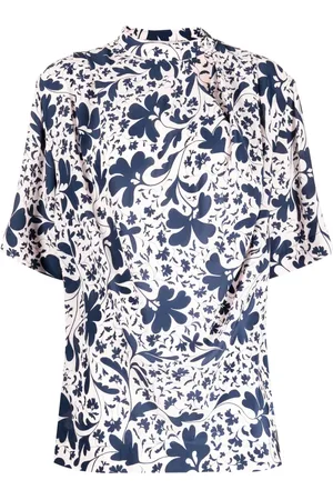 Stella McCartney Floral-print silk blouse