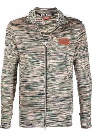 Palm Angels X Missoni knitted track jacket