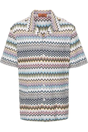 Missoni Chevron-knit cotton shirt