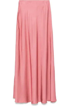 Daniele Fiesoli Satined midi skirt
