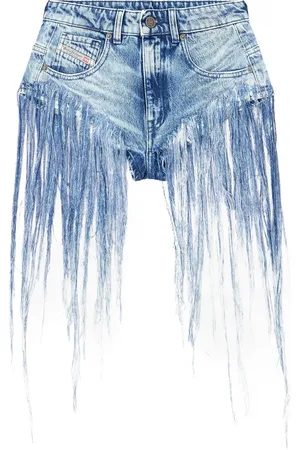 Diesel Fringe-detailing shorts