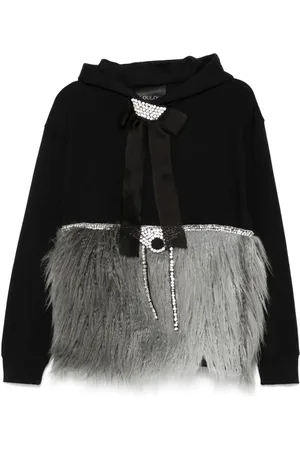 LOULOU Rhinestone-embellished hoodie