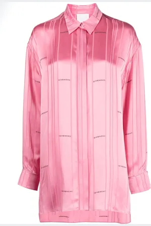 Givenchy Logo-jacquard striped shirt