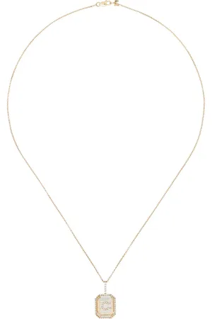Mateo 14kt C initial necklace