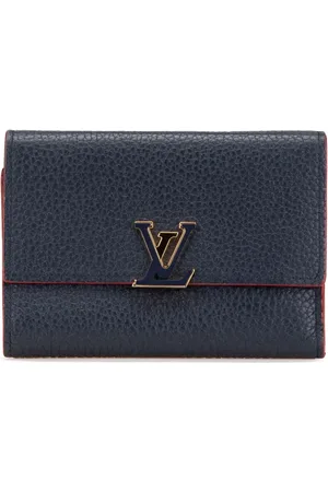 LOUIS VUITTON 2021-2024 Taurillon Capucines Compact Wallet small wallets