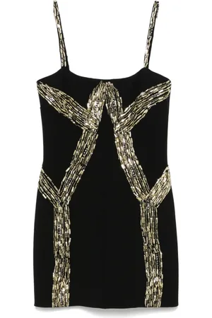 LOULOU Bead-embellished mini dress