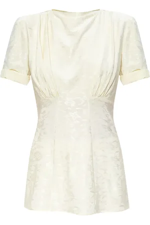 Jil Sander Floral-jacquard blouse