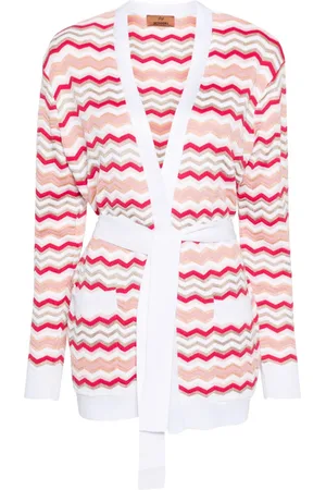 Missoni Zigzag chevron-knit cardi-coat