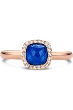 Tirisi 18kt rose gold sapphire and diamond ring