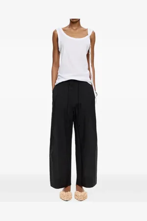 Bimba y Lola Textured darted trousers