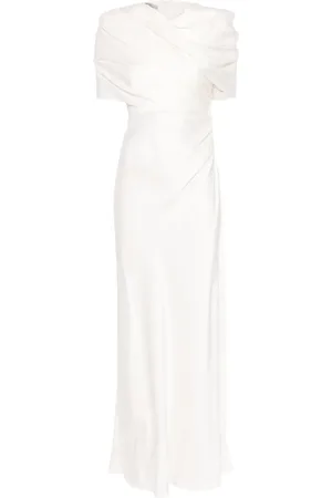 Stella McCartney Draped-cape gown