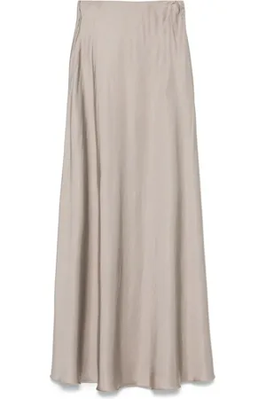 Daniele Fiesoli Satined midi skirt