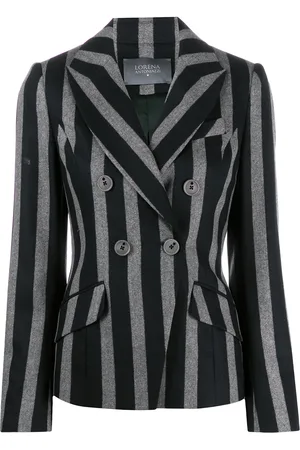 LORENA ANTONIAZZI Striped blazer jacket