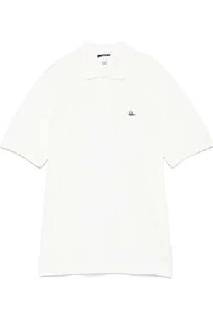 C.P. Company Piqué-weave polo shirt