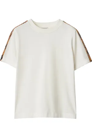 Burberry Checkered-trim T-shirt