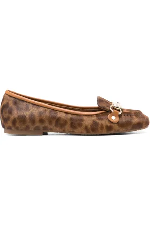 See by Chloé Leopard-print ballerina shoes