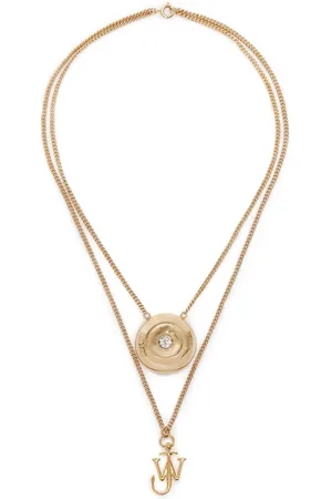 J.W.Anderson Logo-detail layered necklace