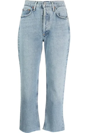 AGOLDE Lana mid-rise cropped jeans