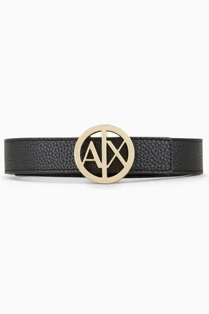 Armani Exchange Logo-plaque belt