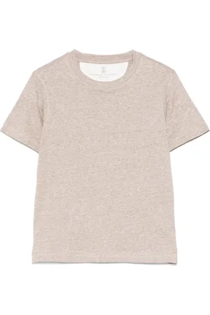 Brunello Cucinelli Mélange-effect T-shirt