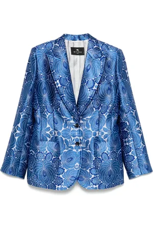 Etro Floral-jacquard blazer
