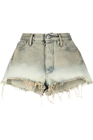OFF-WHITE Laundry raw-hem shorts