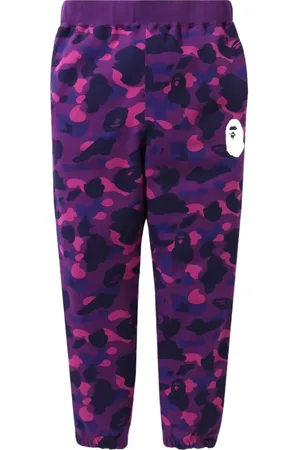 A Bathing Ape Camo track pants