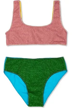 Oseree Colour-block bikini set