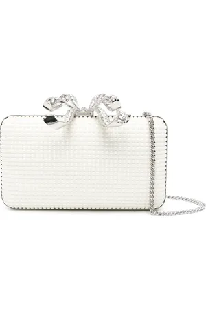 Self-Portrait Pearl Box clutch bag