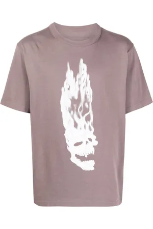 Heron Preston Flaming skull T-shirt