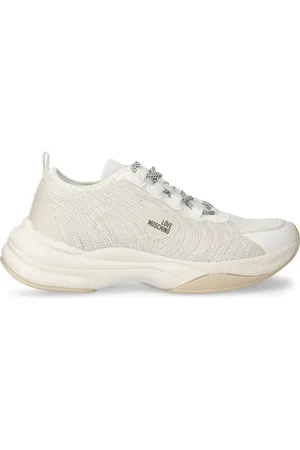 Moschino Mesh-panelled sneakers