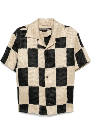 Andersson Bell Patchwork camp-collar shirt