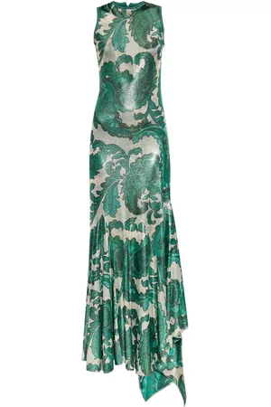 Etro Shimmering-finish maxi dress