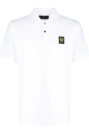 Belstaff Logo-patch cotton polo shirt