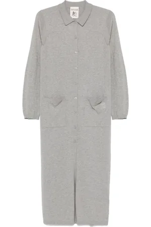 SEMICOUTURE Fine-knit maxi dress