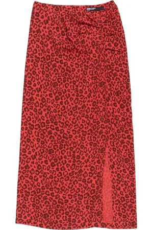 Bimba y Lola Tiger-print skirt