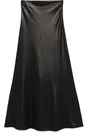 NUDE Laminated maxi dress