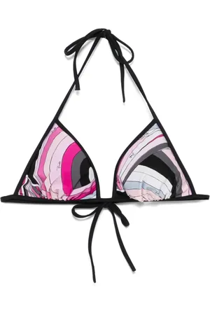 Puccini Iride-print bikini top