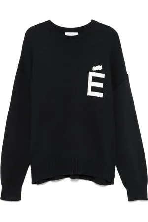 Etudes Jacquard logo-motif sweater