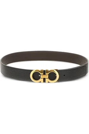 Salvatore Ferragamo Logo-buckle leather belt