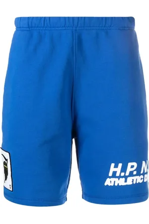 Heron Preston Patch-detail track shorts