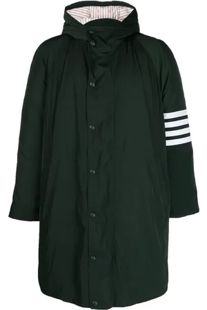 Thom Browne Raglan-sleeve parka coat